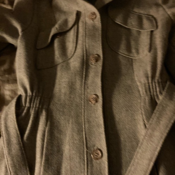 1980s pure wool vintage size 9 made in USA full length coat - Picture 15 of 16